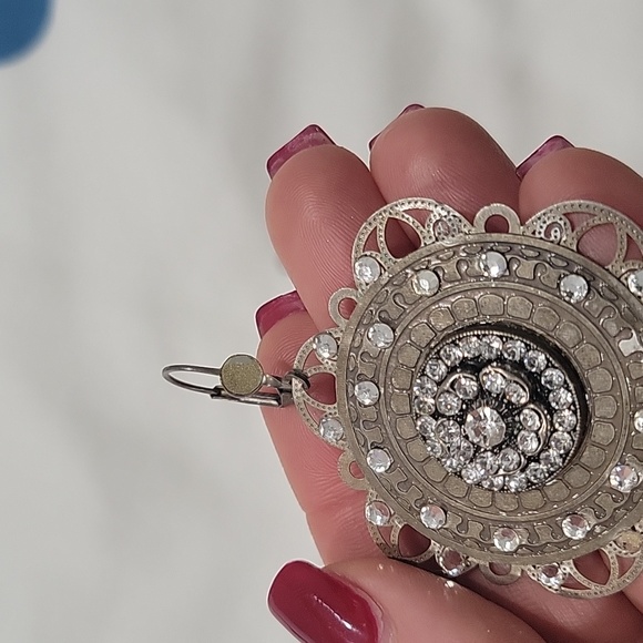 Swarovski crystal earrings - Picture 3 of 4